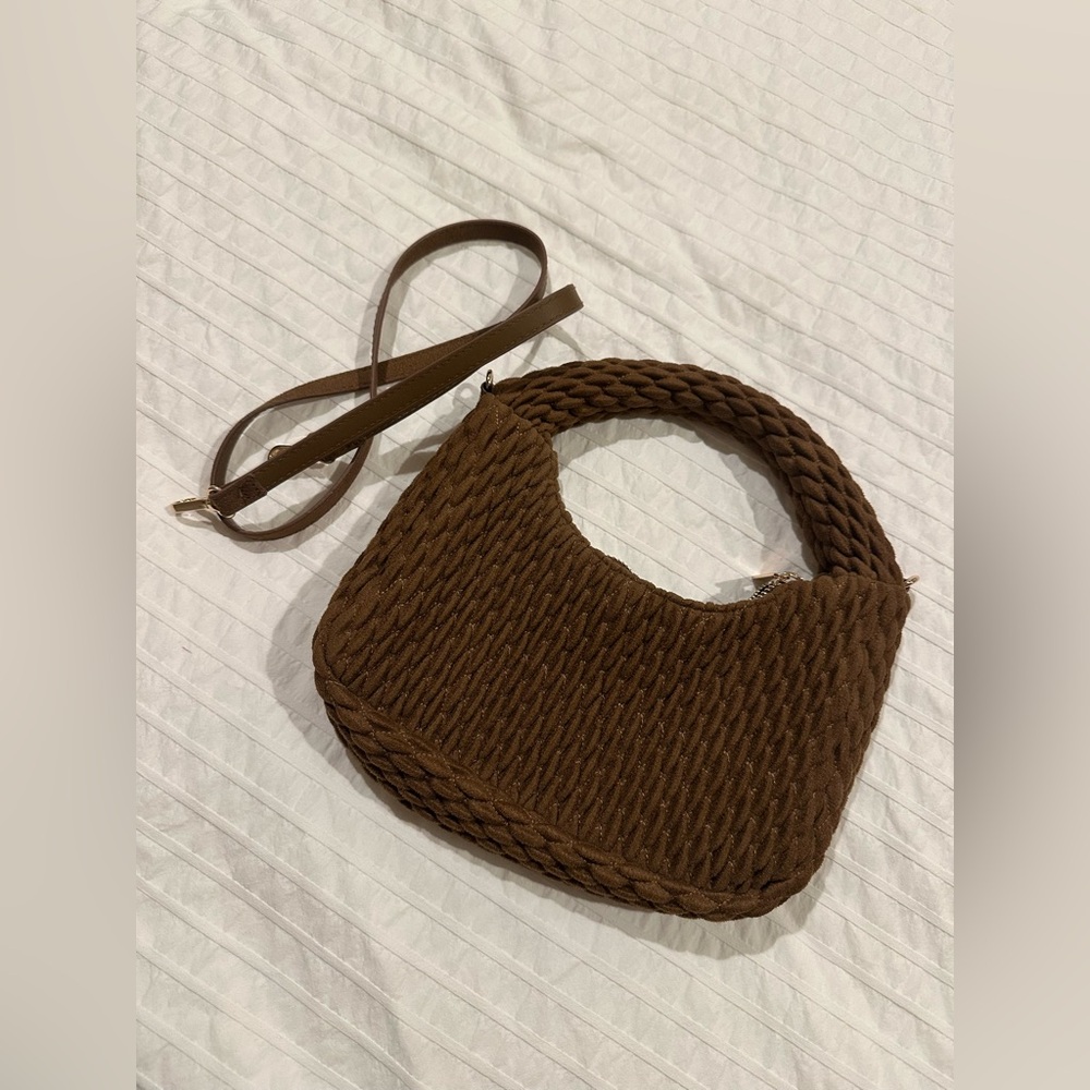H&M brown hand bag